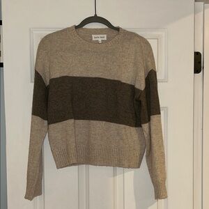 Bella Dahl Two-Tone Crew Neck Sweater